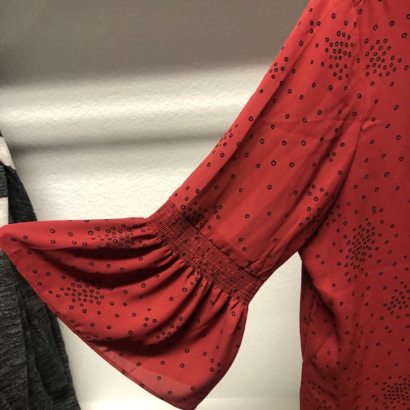 Ann Taylor Red Blouse - Picture 3 of 3